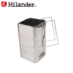 ＜ナチュラム＞ Hilander(ハイランダー) フォールディング炭火おこし器 HCA0036画像