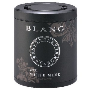 カーメイト(CAR MATE) 芳香剤 ブラング ブースター ドリンクホルダー用 ホワイトムスク １２０ｇ ブラック G751