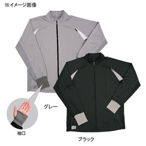 FIELDX-TREAMER ＦＸ-６０５ フルジップシャツ Ｍ ブラック