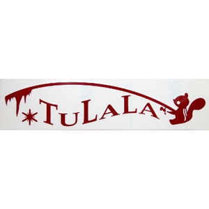 TULALA(ツララ) カッティングステッカー ６０x２３５ｍｍ バーガンディ