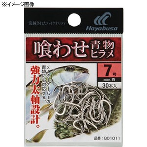 ハヤブサ(Hayabusa) 小袋バラ鈎 喰わせ青物・ヒラメ １０号 白 B01011