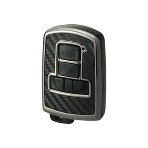 カーメイト(CAR MATE) リモコンキーカバー カーボン調 ６５×４３×１８ｍｍ ブラックメッキ DZ251