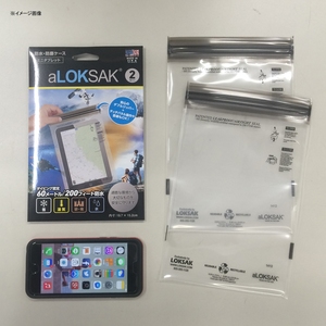 LOKSAK(ロックサック) 防水マルチケース ミニタブレット向け（２枚入） ALOKD2-6X9
