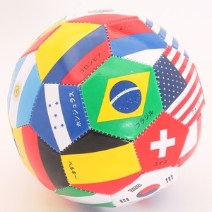 池田工業社 合皮サッカーボール（国旗柄） ５５０００ U-5992の画像