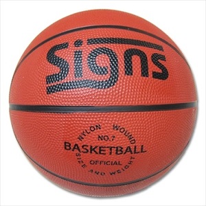 ＜ナチュラム＞ サインズ（Signs） バスケットボール ７号 ＢＲＯＷＮ（ブラウン） 30006