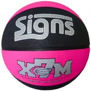 サインズ（Signs） ネオンカラー バスケットボール ７号 ＮＥＯＮ ＰＩＮＫ（ネオン ピンク）画像