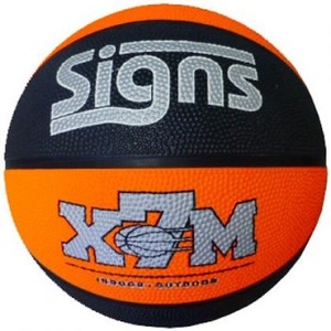 サインズ（Signs） ネオンカラー バスケットボール ７号 ＮＥＯＮ ＯＲＡＮＧＥ（ネオン オレンジ）画像