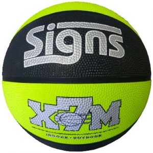 サインズ（Signs） ネオンカラー バスケットボール ７号 ＮＥＯＮ ＹＥＬＬＯＷ（ネオン イエロー）画像