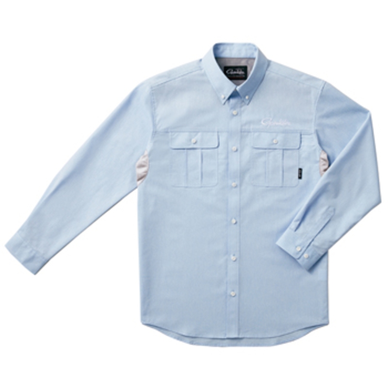 がまかつ(Gamakatsu) ダンガリーシャツ ＧＭ-３４５４ Ｍ ブルー 53454