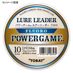 東レモノフィラメント(TORAY) パワーゲーム ルアーリーダー フロロ ３０ｍ １号／５ｌｂ ナチュラル S75G