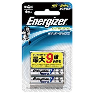 Energizer（エナジャイザー） リチウム乾電池 単４形 ４本入 LIT BAT AAA 4PK