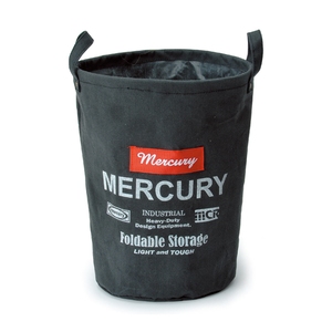 MERCURY(マーキュリー) キャンバスバケツ Ｍ ブラック MECABUMB