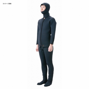 【送料無料】プロマリン(PRO MARINE) ウェットスーツ（４点セット） ＬＬ ブラック WPM015