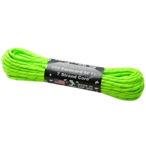 アットウッドロープ(Atwood Rope) パラコードリフレクティブ ネオングリーン 44025