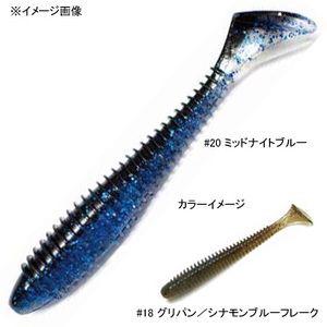 ケイテック(KEITECH) スイングインパクト ファット 魚矢オリジナルカラー ４．８インチ ＃１８ グリパン／シナモンブルーフレーク