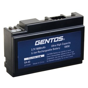 GENTOS(ジェントス) ＧＨ-００３ＲＧ専用充電池 GA-03