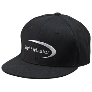 サイトマスター(Sight Master) フラットブリムロゴキャップ フリー ブラック 772014102510