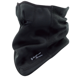 おたふく手袋(OTAFUKU) 発熱防風 ハーフフェイスウォーマー ブラック JW-125