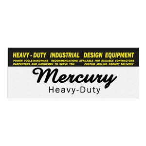 MERCURY(マーキュリー) ステッカー １２．５×４．８ ＴＡＧ ＢＬＡＣＫ ME044730