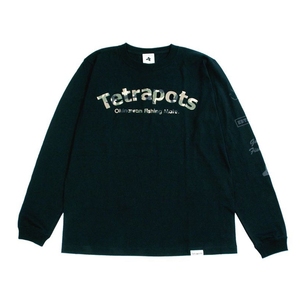 テトラポッツ(Tetrapots) ＣＡＭＯ ＬＯＮＧ ＴＥＥ Ｍ ブラック TPT-030
