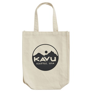KAVU(カブー) Ｌ．サークルロゴ トートバッグ ブラック 19821245001000
