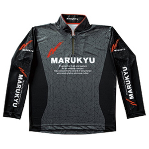 【送料無料】マルキュー(MARUKYU) マルキユージップアップシャツ０３ Ｌ ブラック 17067