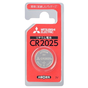 MITSUBISHI(三菱電機) リチウムコイン電池 ３Ｖ １個パック ＣＲ２０２５ CR2025D/1BP
