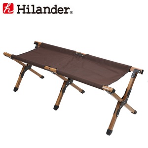 Hilander(ハイランダー) アルミキャンピングベンチ ２人用 ナチュラル HCA0235
