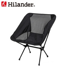 Hilander(ハイランダー) アルミコンパクトチェア 単品 ブラック HCA0238