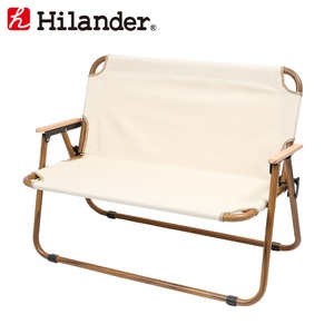 Hilander(ハイランダー) アルミフォールディングベンチ（２人掛け） HCA0253