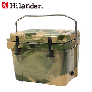 【送料無料】Hilander(ハイランダー) ハードクーラーボックス ２５Ｌ カモ HCA0266