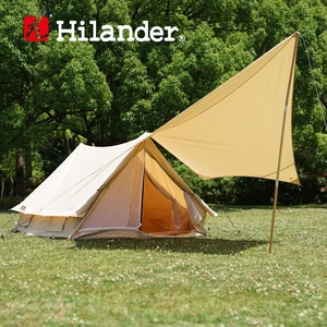 【送料無料】Hilander(ハイランダー) ＴＣテント アルネス＋ＴＣタープ トラピゾイド スタートパッケージ HCA0241HCA0259