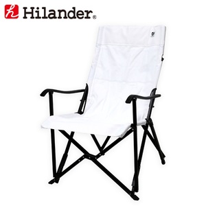 Hilander(ハイランダー) スリムエックスチェア ブラック×ホワイト HTF-SXCBWH
