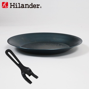 Hilander(ハイランダー) 焚き火プレート＋ハンドルリフター【お得な２点セット】 ２６／１７．０ｃｍ HCA-008FHCA015A