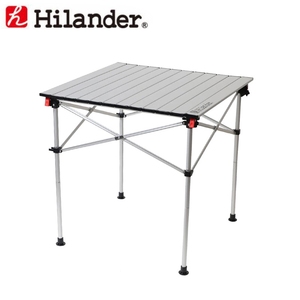 Hilander(ハイランダー) アルミロールテーブル ７０x７０ｃｍ HCA0193